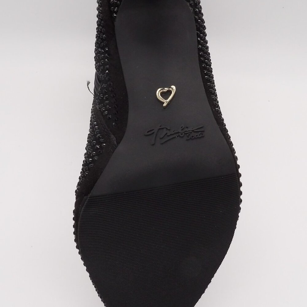 Thalia Sodi Womens Raquell Pointed Toe Rhinestones Mid-Calf Boots - Picture 3 of 8